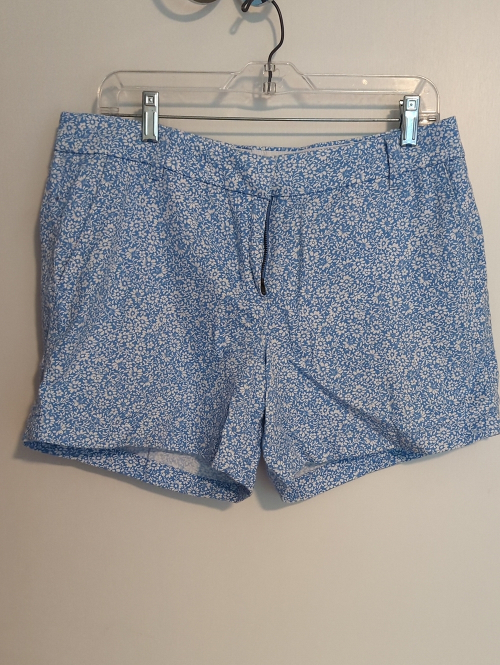 J. Crew Light Blue Floral Shorts